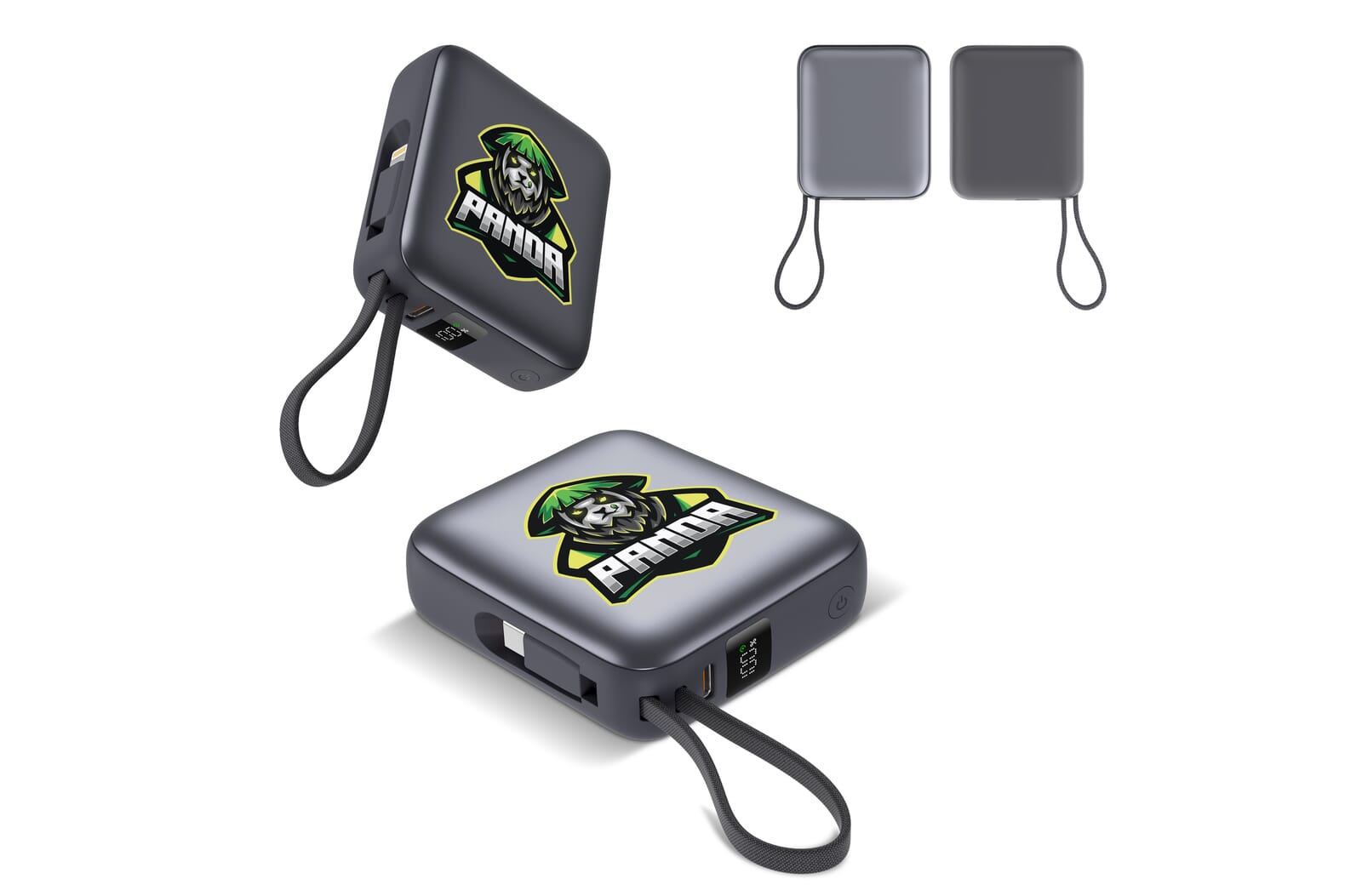 Nova Powerbank 22.5W Power Delivery met ingebouwde kabels 10000 mAh