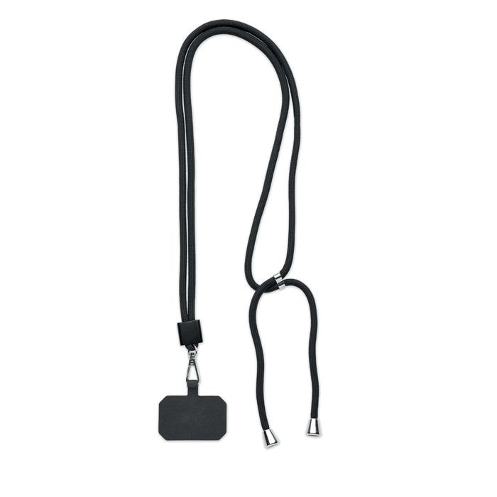 Telefoonhouder met Lanyard van RPET - Zemst