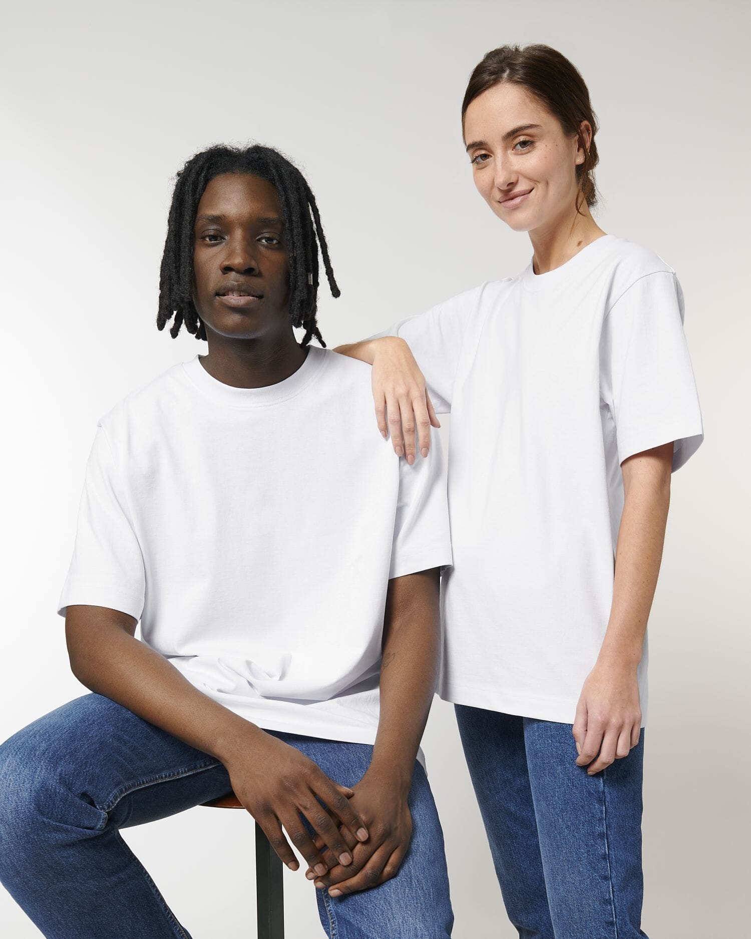 Zware uniseks t-shirt - Edegem