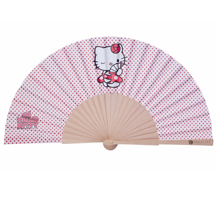 Hello Kitty Houten Handwaaier - Bekkevoort