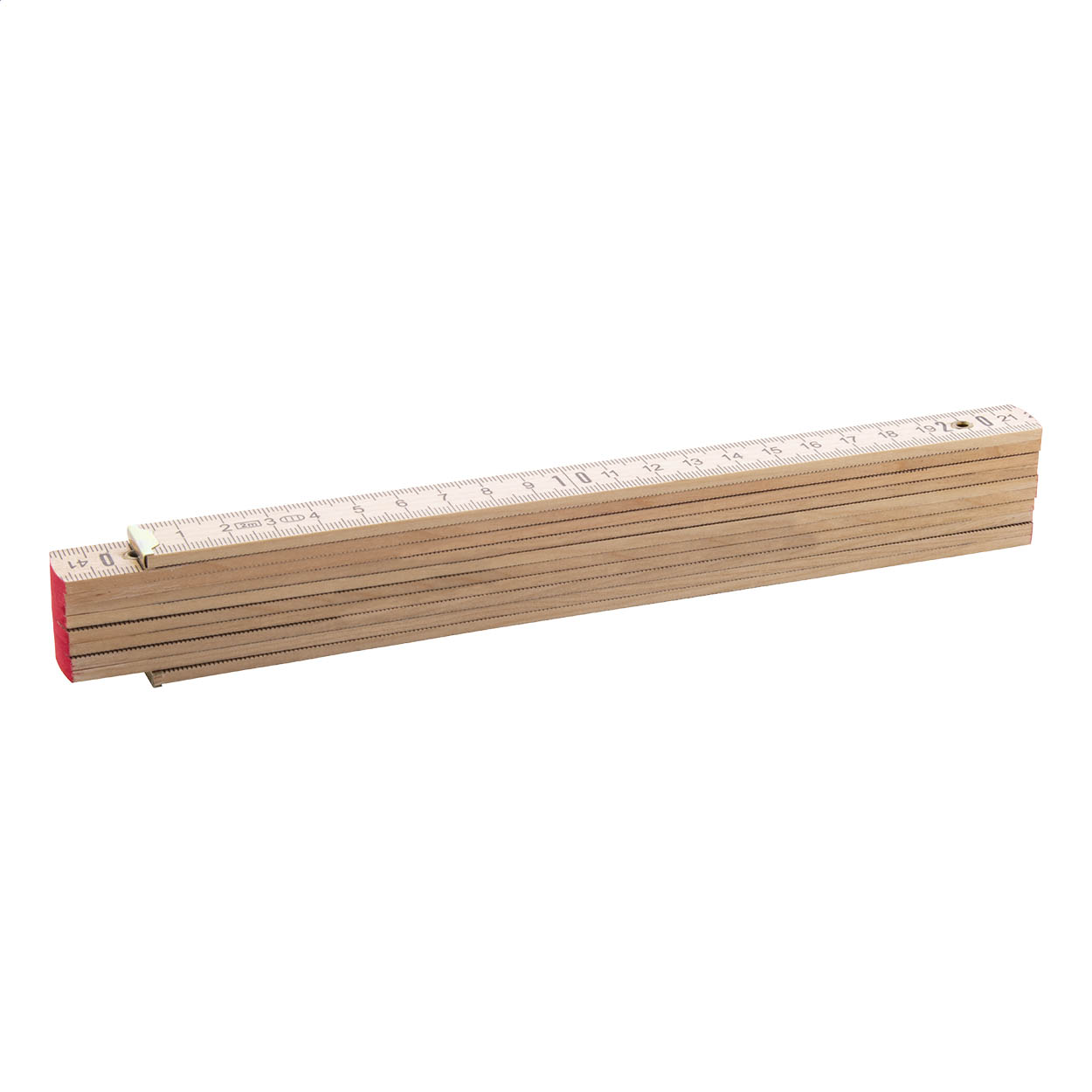 Gable houten duimstok met logo, 2 meter, voor vakmensen en bouw
