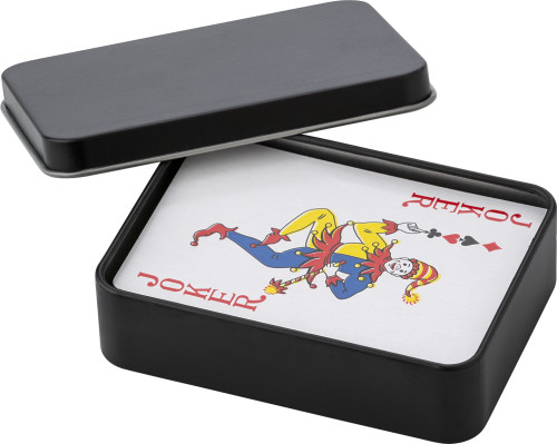 Metalen speelkaarten blik - Borsbeek