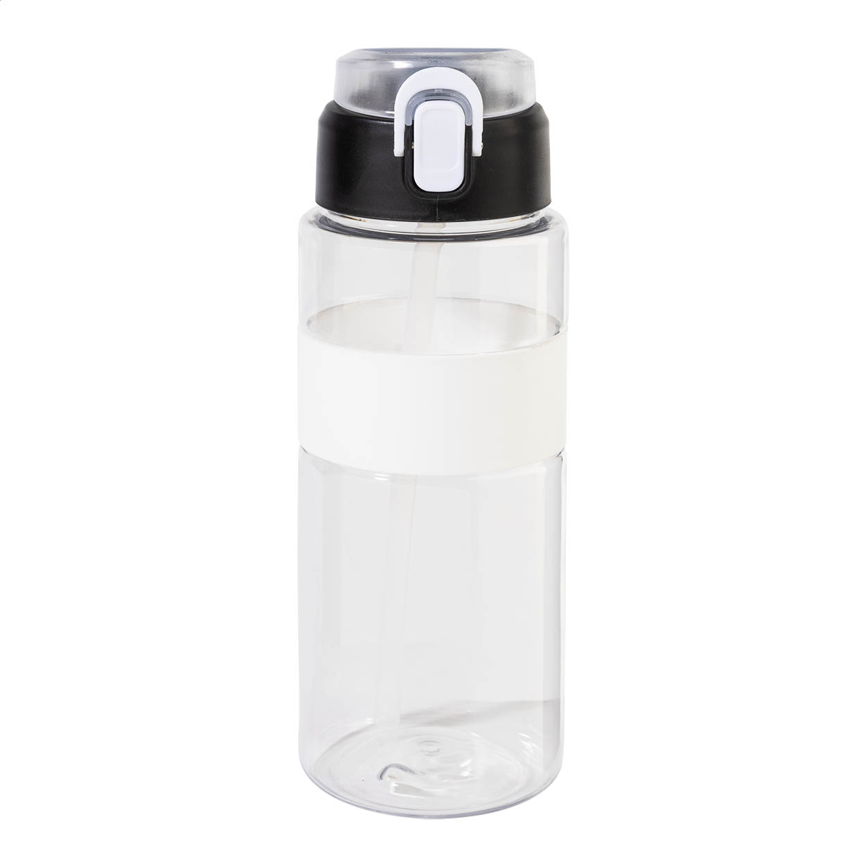 Fitgrip RPET sportfles met automatische flip-top en rietje, 700 ml, met logo