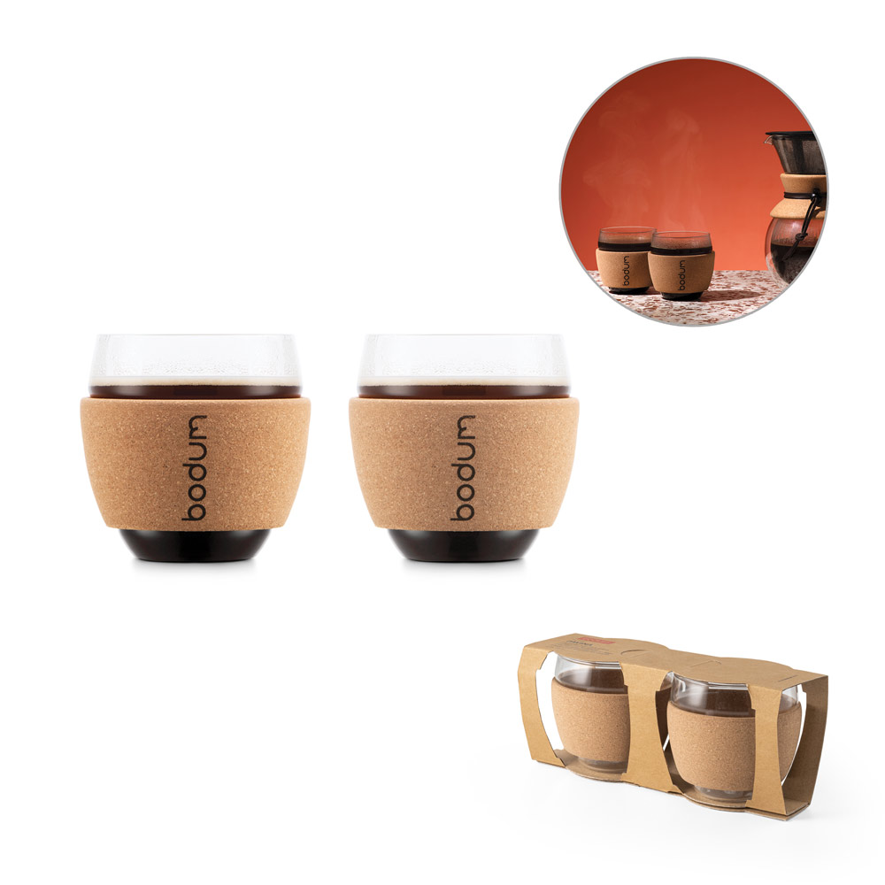 Glazen Koffiebekers 350ml - Niel