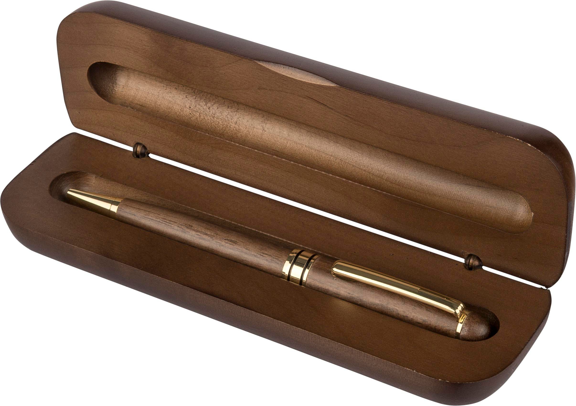 Walnoot Houten Twist Balpen Elegantie - Baarle-Hertog