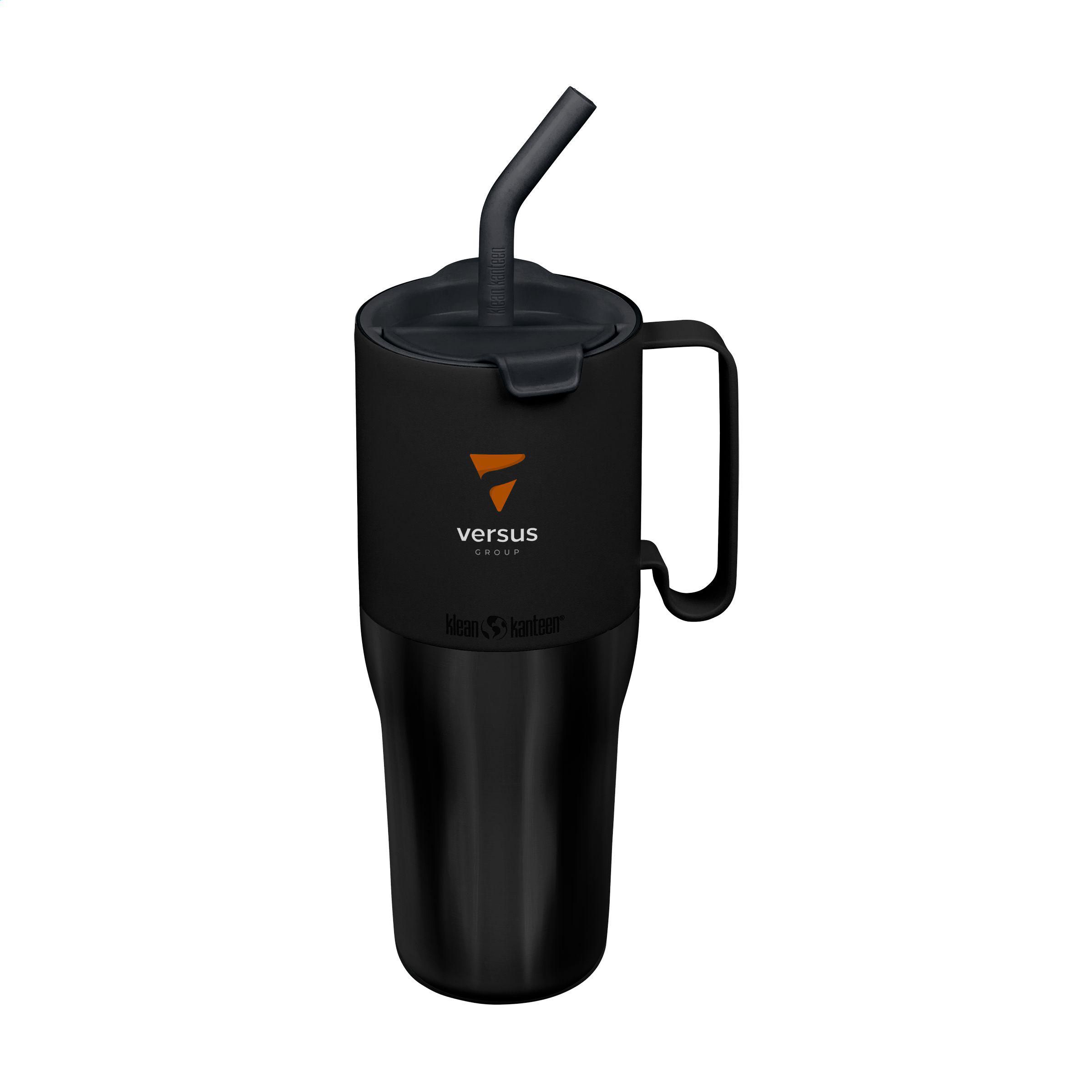 Klean Kanteen Rise Tumbler met rietjesdeksel 1.065 ml bedrukken met logo