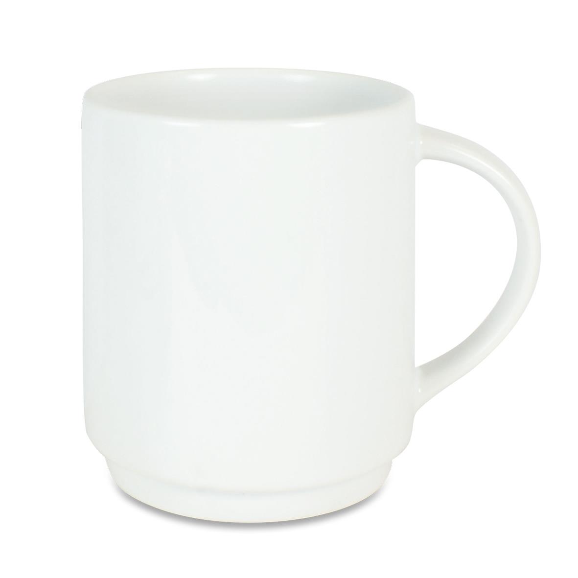 Gestapelde Witte Mokken 30cl - Puurs-Sint-Amands