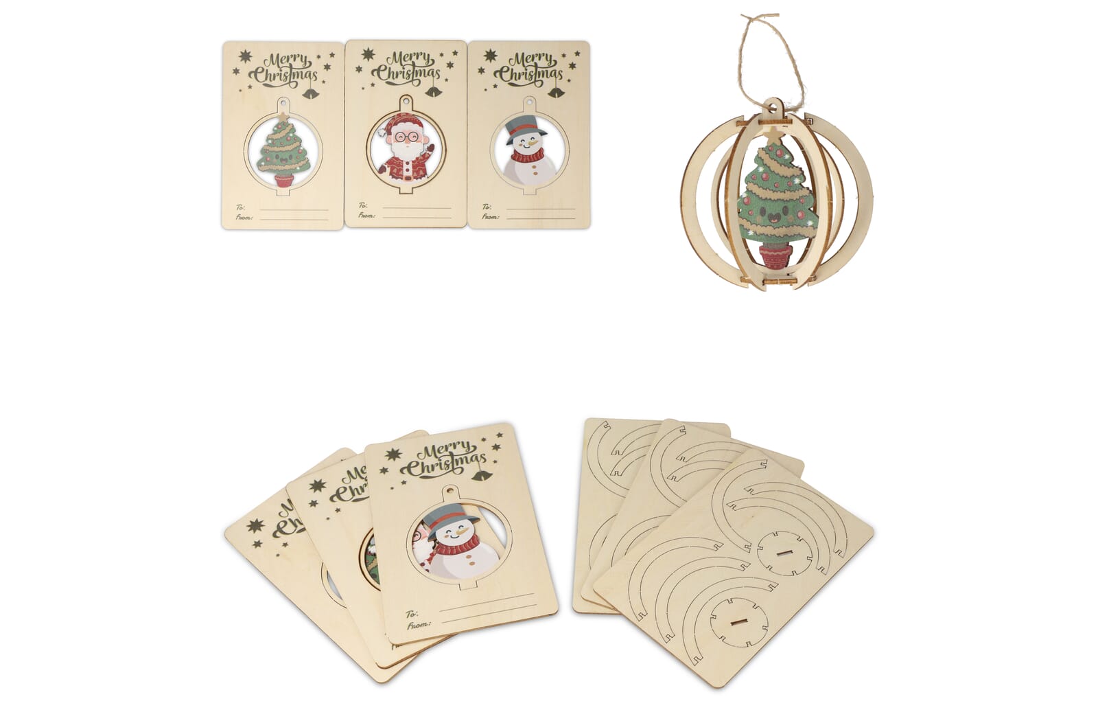 Houten Kerstornament Creatieset - Turnhout