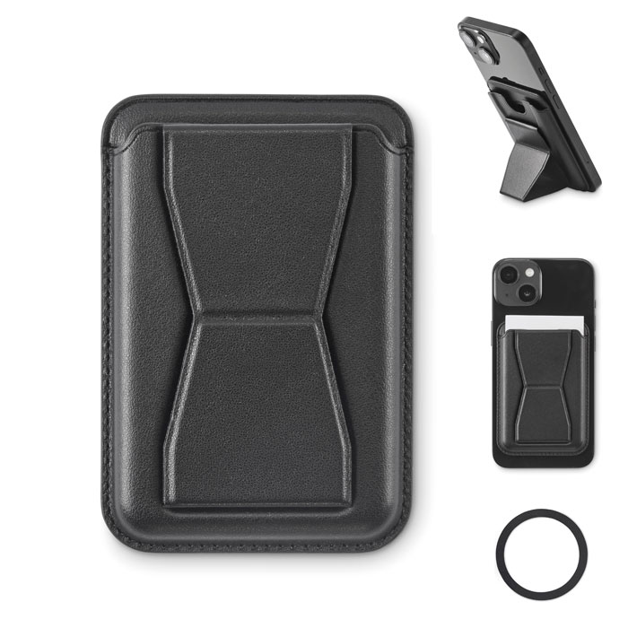 Magnetische PU-kaarthouder - Wielsbeke