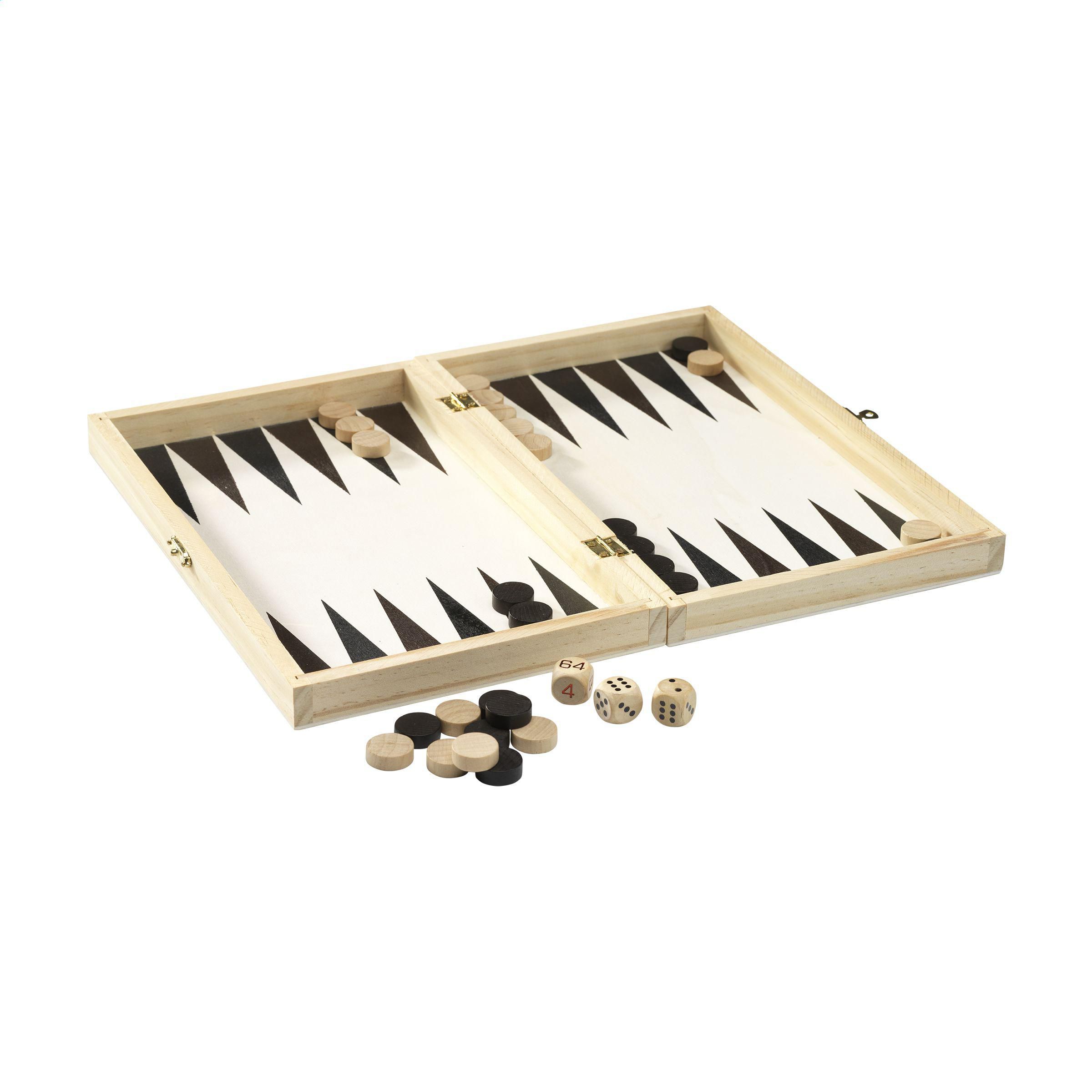 Houten Backgammon Set - Pepingen bedrukken met logo