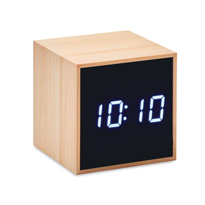 Bamboe LED Klok - Drogenbos
