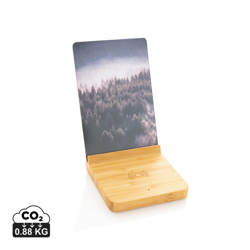Bamboe 5W draadloze oplader en fotolijst - Langemark-Poelkapelle