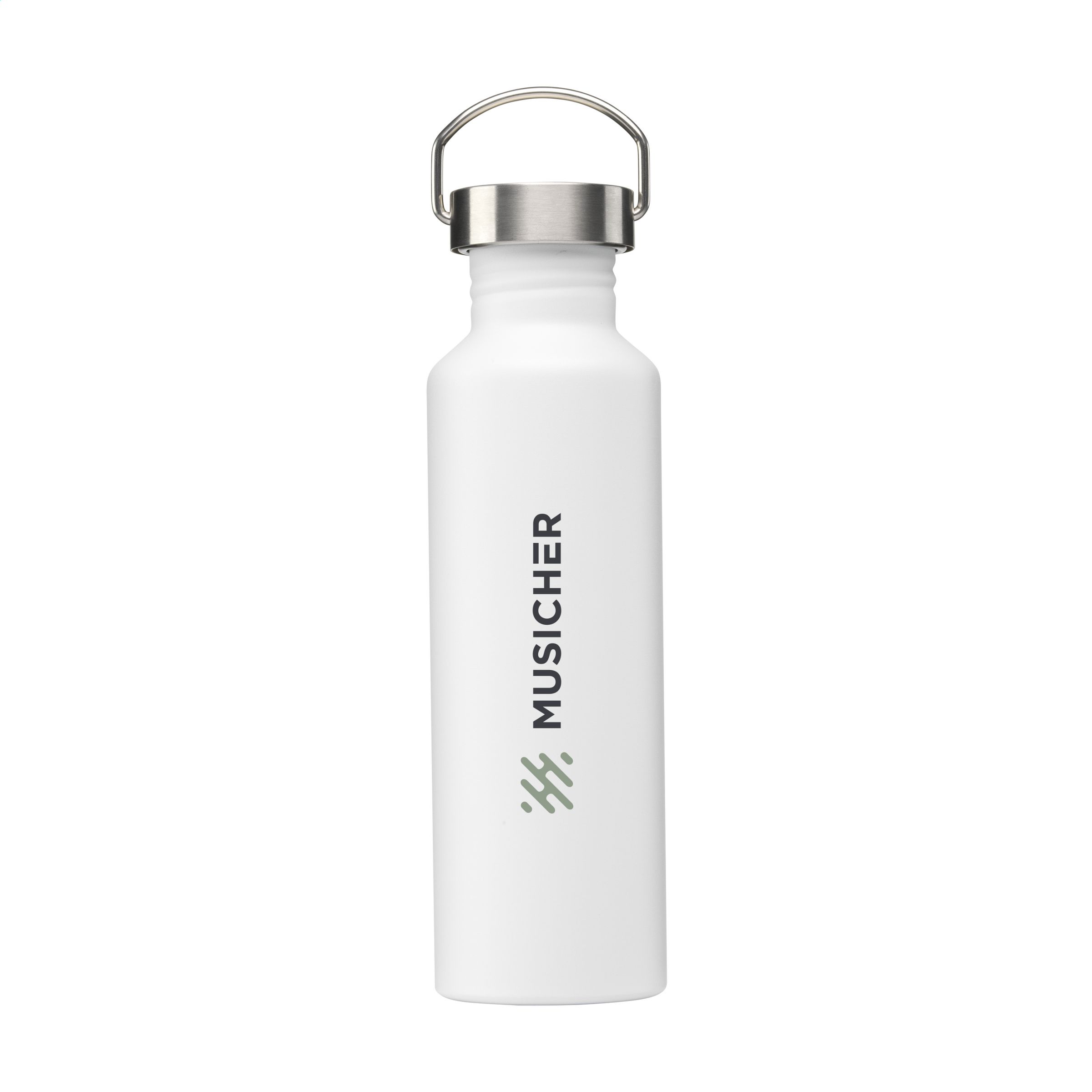 EcoSip 800 ml RCS Recycled Stalen Waterfles - Oostrozebeke