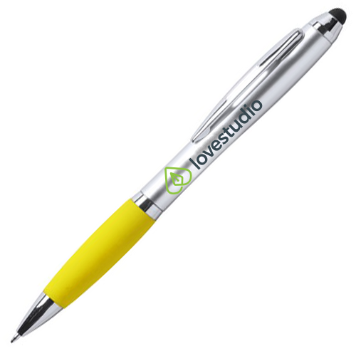Lichtgevende Twist Stylus Pen - Geel
