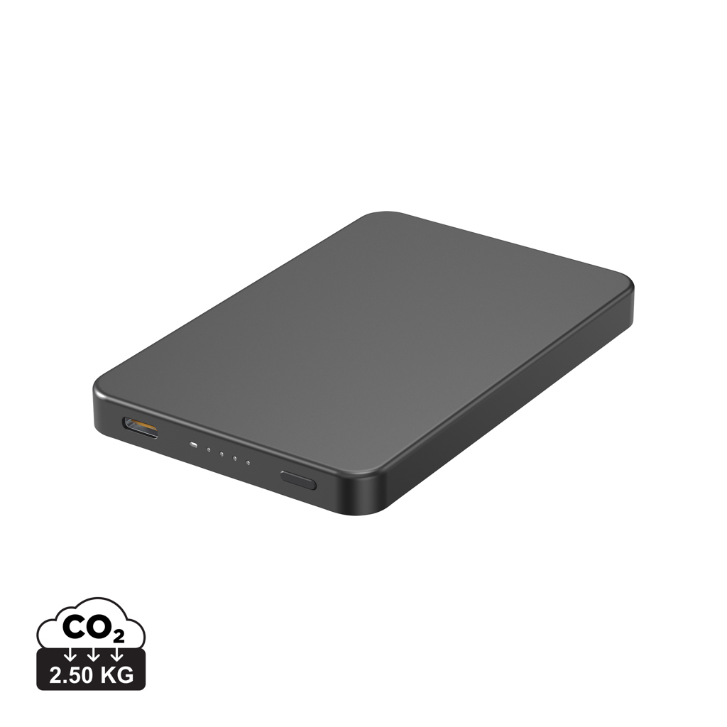 Magnetische Draagbare Oplader Marin 5000mAh - Veulen bedrukken met logo