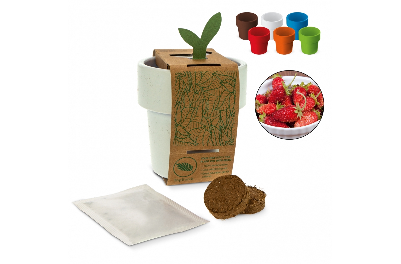 Dubbelwandige Strawbeery Kweekbeker - Vosselare