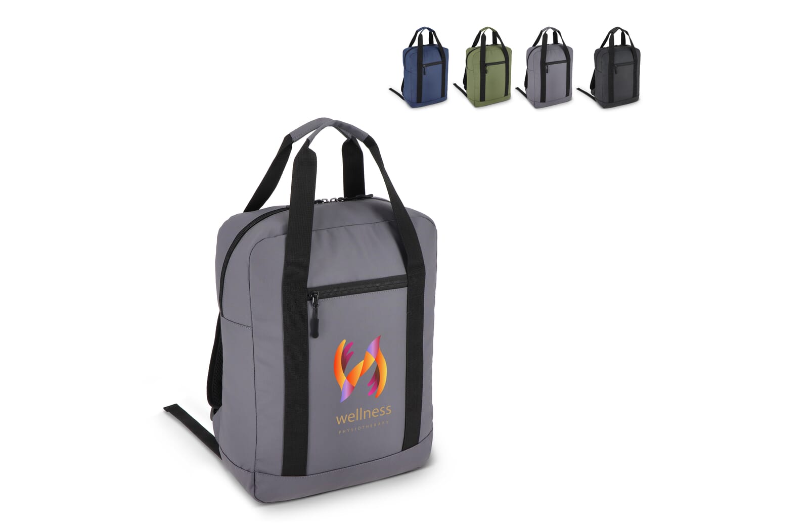 PU gecoate 600D gerecycled PET rugzak 27,5 x 12 x 37,5 cm 12 L