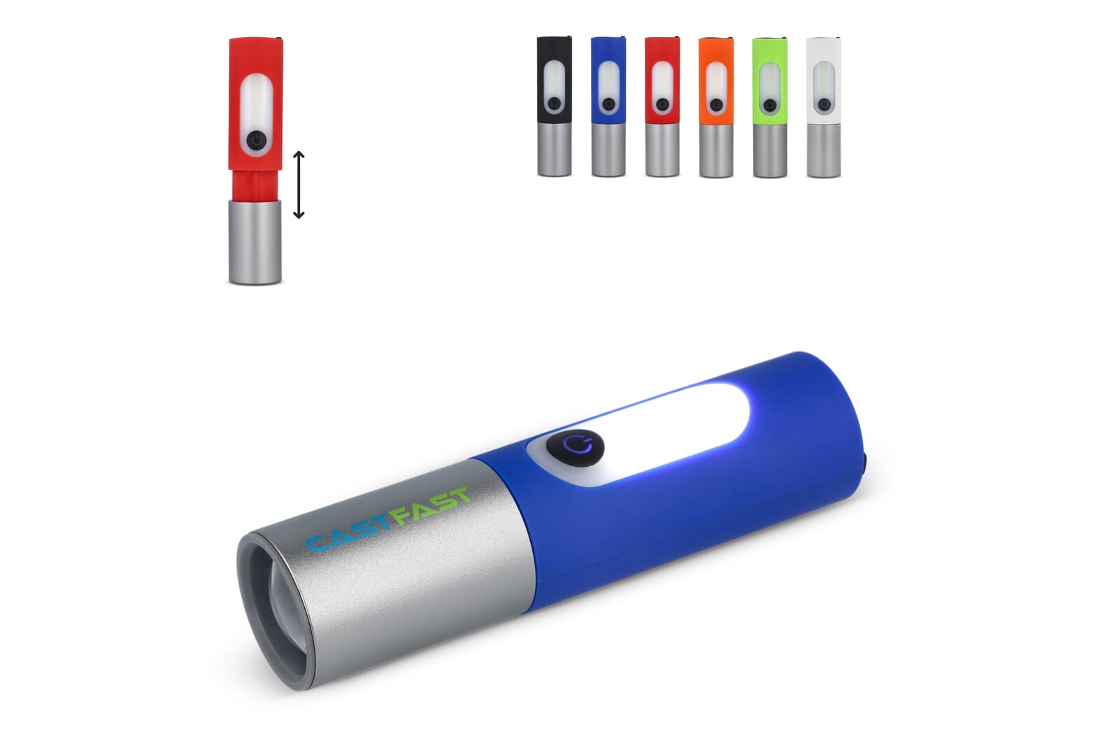 Herlaadbare 10W LED Zaklamp met Zoom functie 300lm - Nieuwerkerken