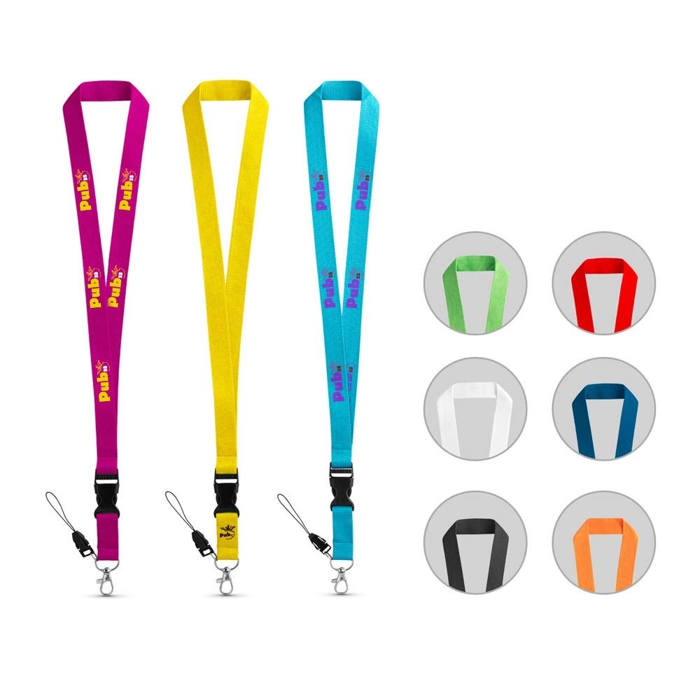 Polyester Lanyard met Karabijnhaak - Erpe-Mere bedrukken met logo