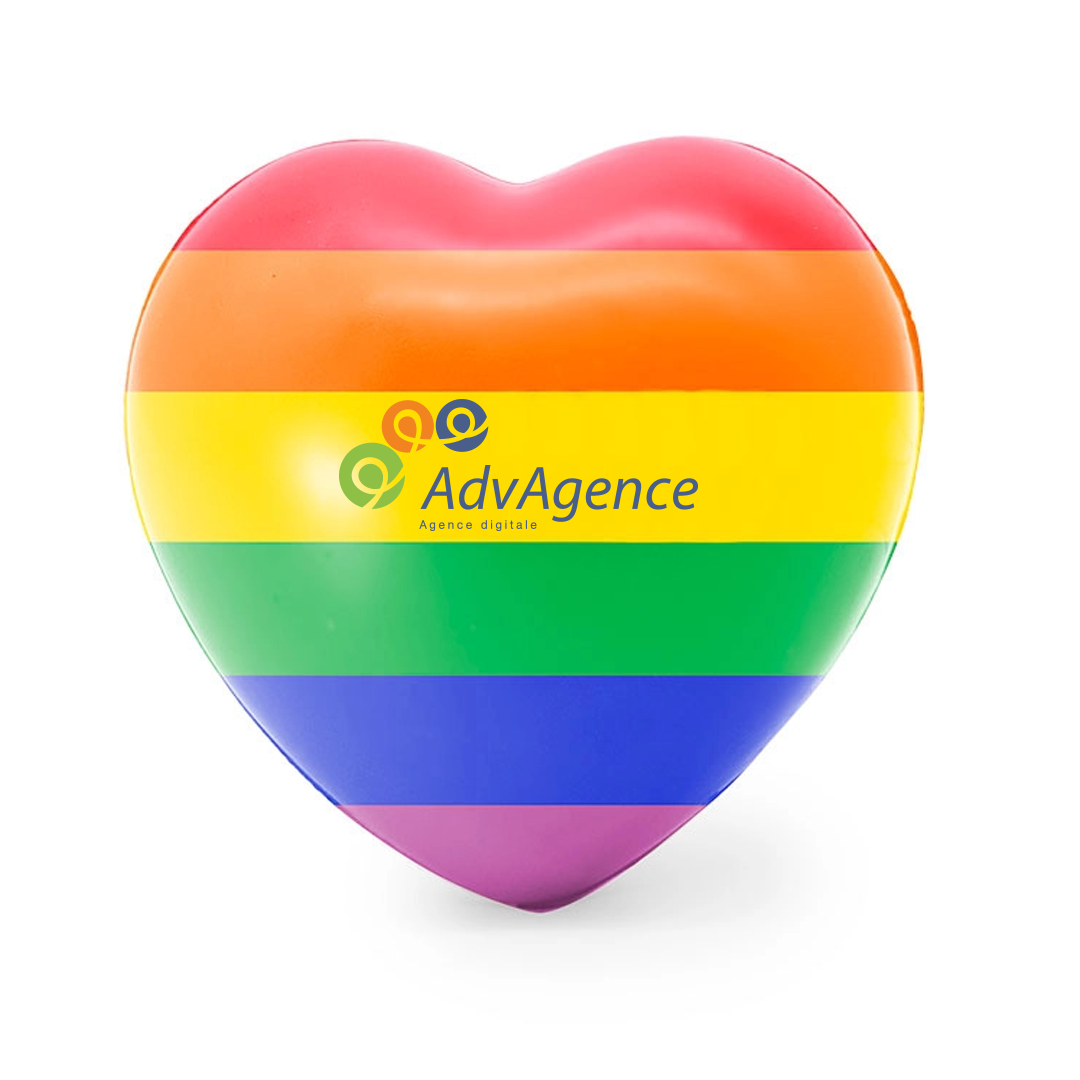 Regenboog Hart Antistress Speelgoed - Zwalm