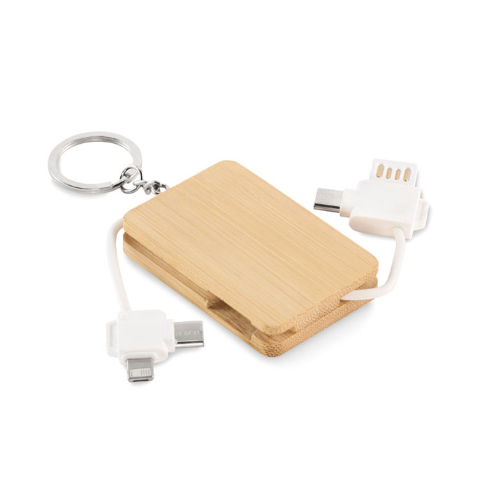 Bamboo Oplaadsleutelring - Hoeilaart