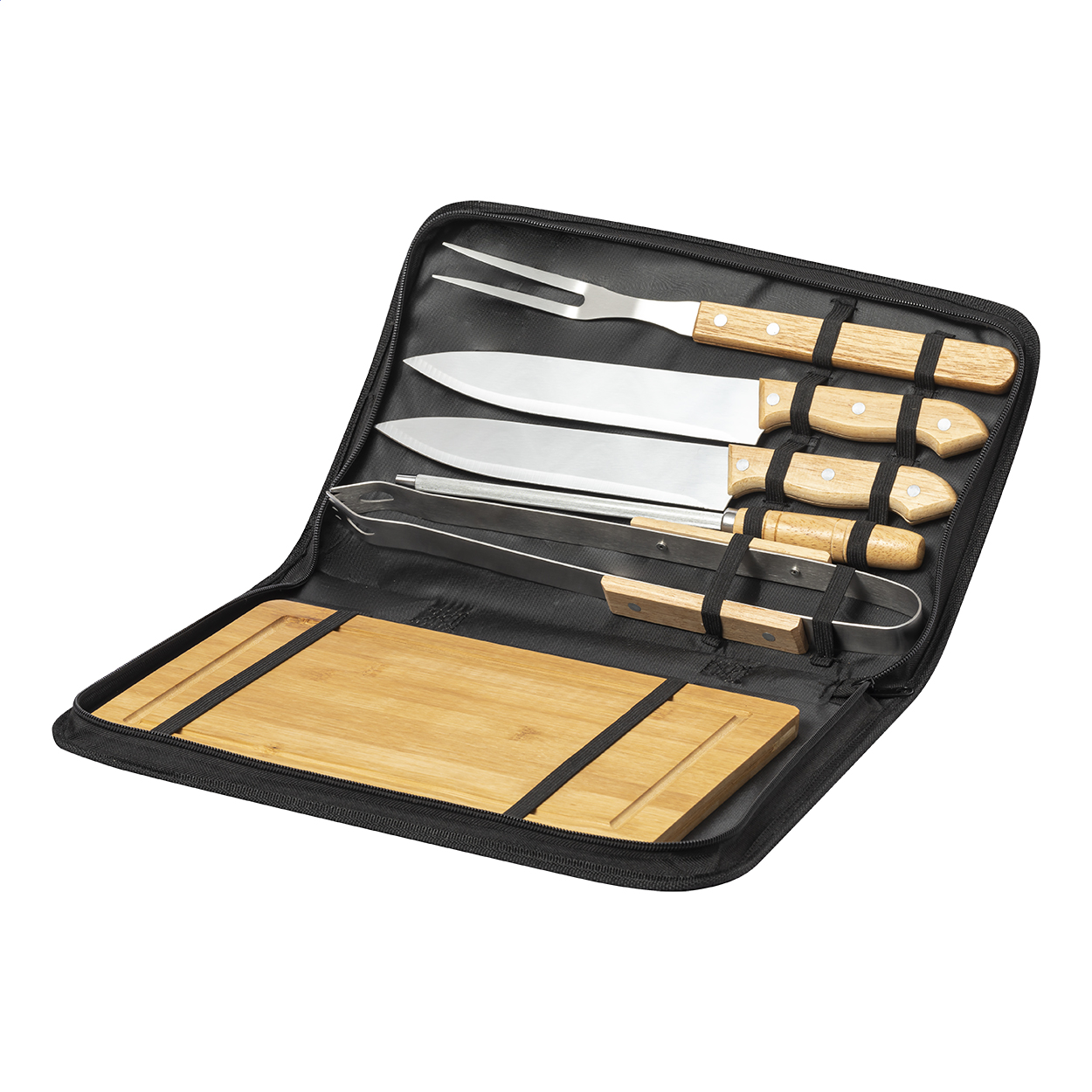 Ultimate Grillmaster Set - Gistel bedrukken met logo
