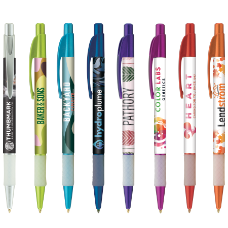 DIA stylo bille Métallique zone de prise en quadri imprimé all-over