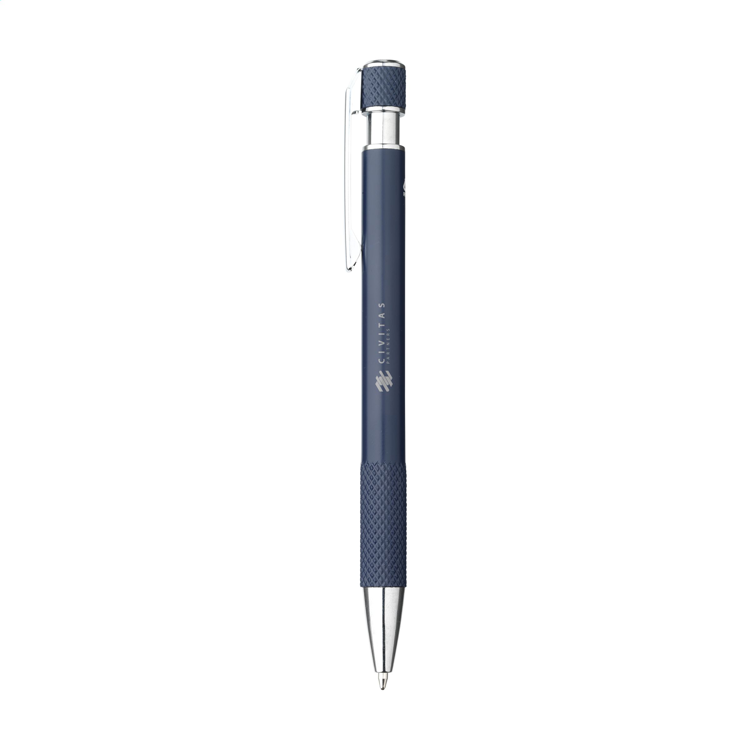 EcoGrip Pen in Gecertificeerd Gerecycled Aluminium - Brecht