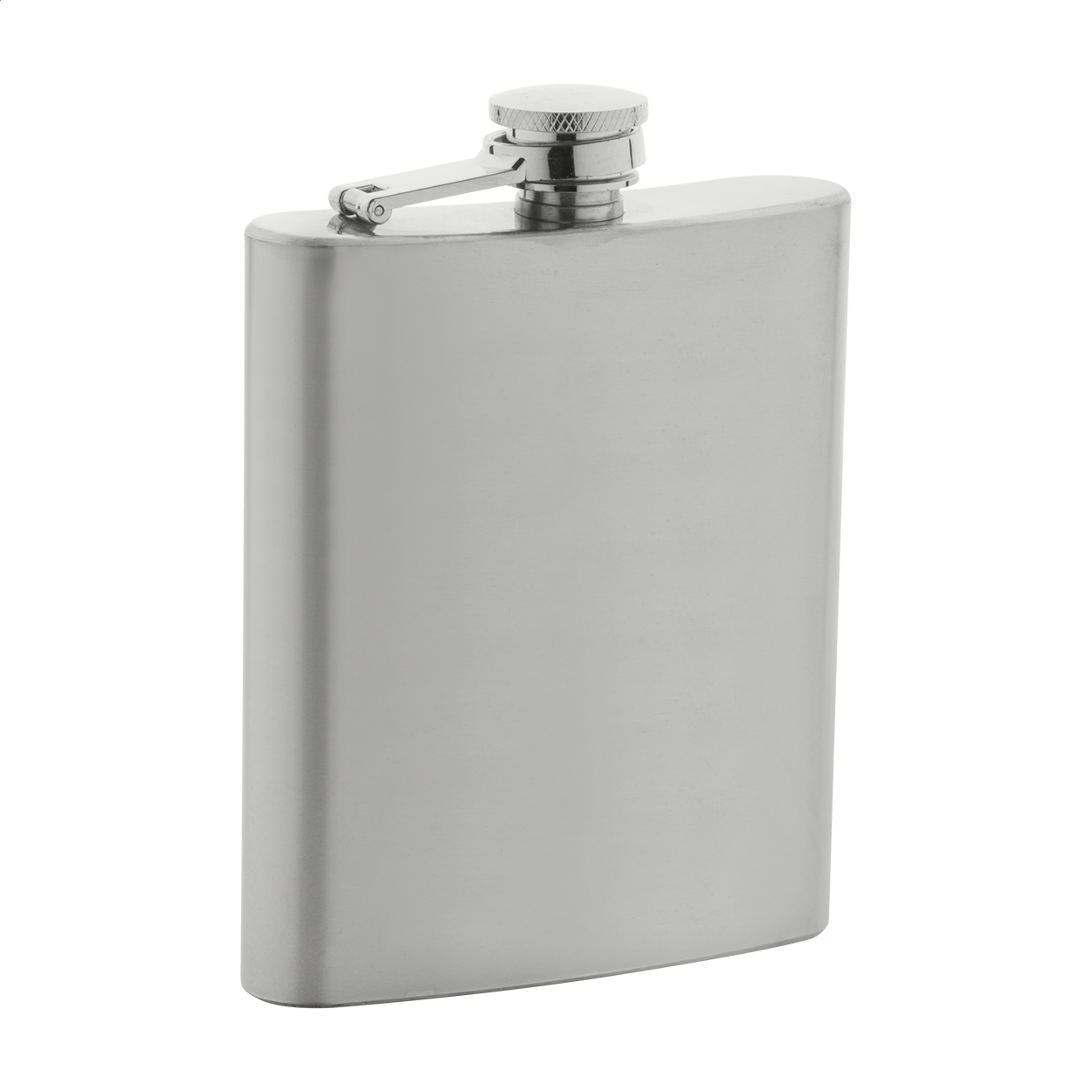 Amundsen heupfles van roestvrij staal met logo, 200 ml