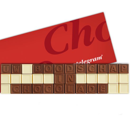 Chocolade Telegram Geschenkdoos - Wervik
