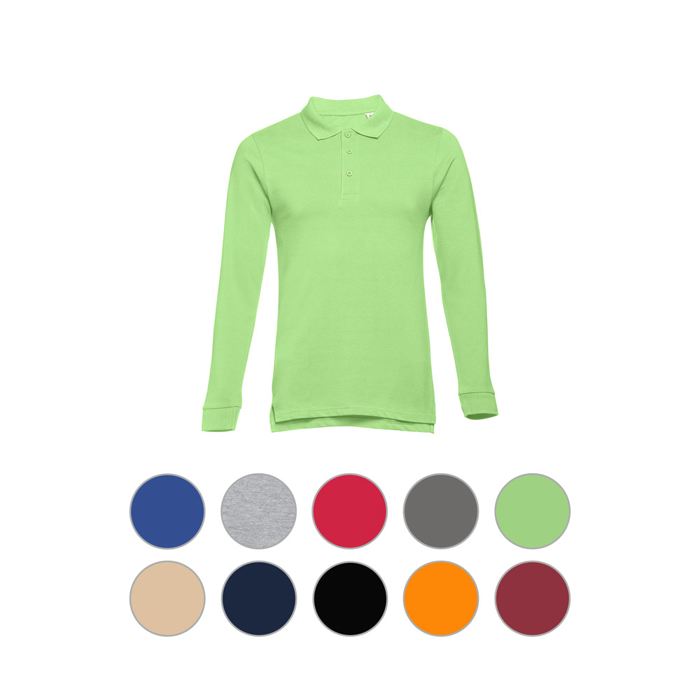 Heren Piqué Polo Met Lange Mouwen 3XL - Hoeilaart