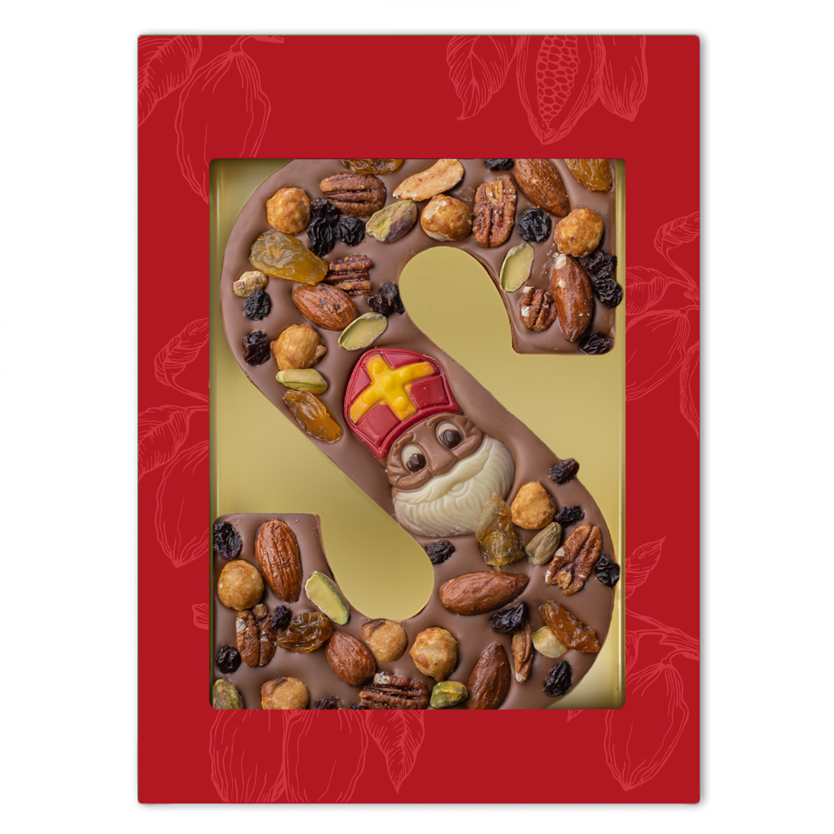 Melkchocoladeletter S met Luxe Notenmix - Heist-op-den-Berg