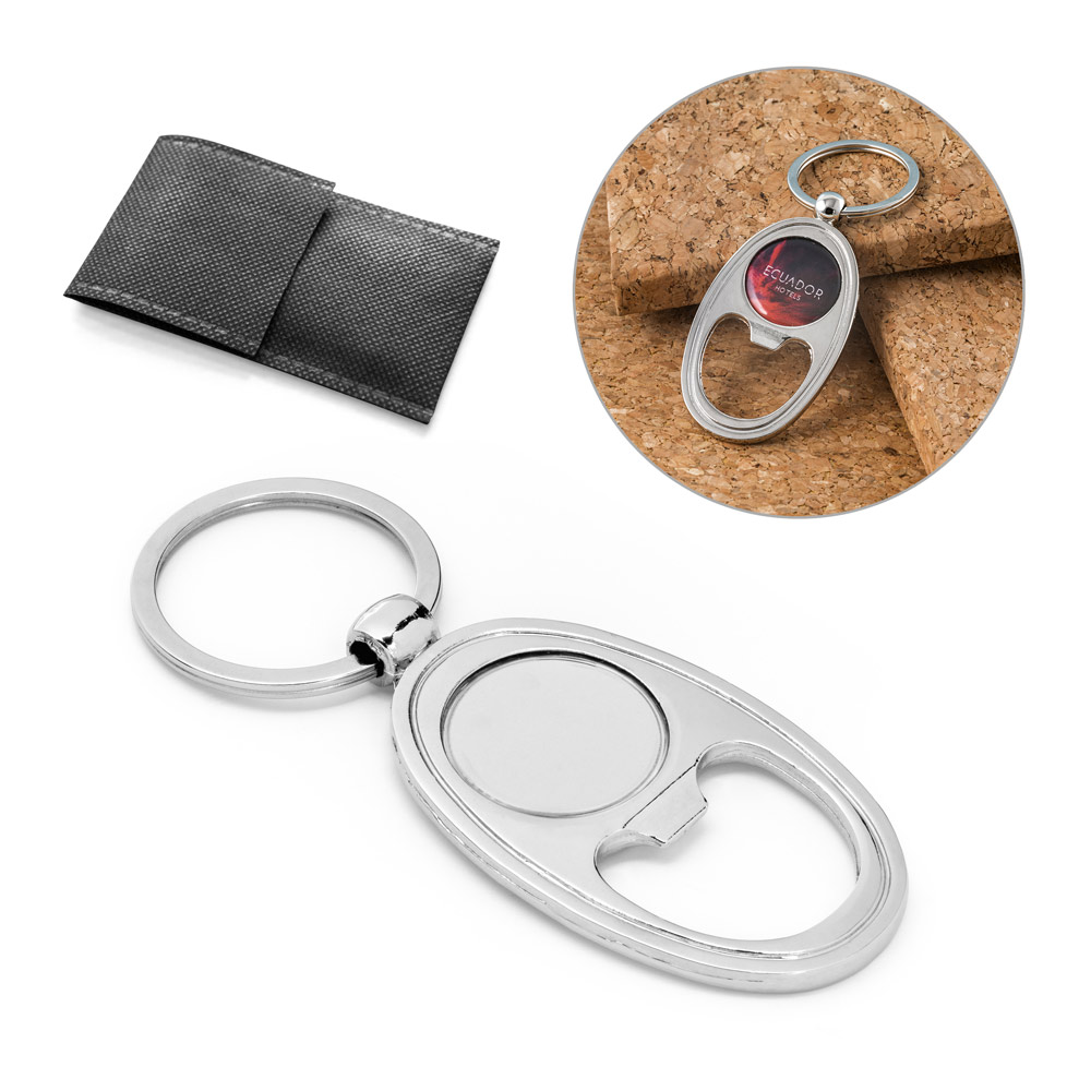 Metaal Sleutelhanger Flesopener - Tielt-Winge