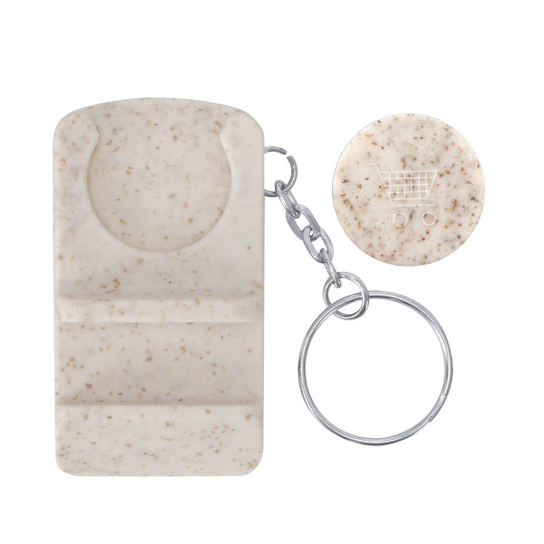 Eco SlimCoin Keyring - Merksplas bedrukken met logo