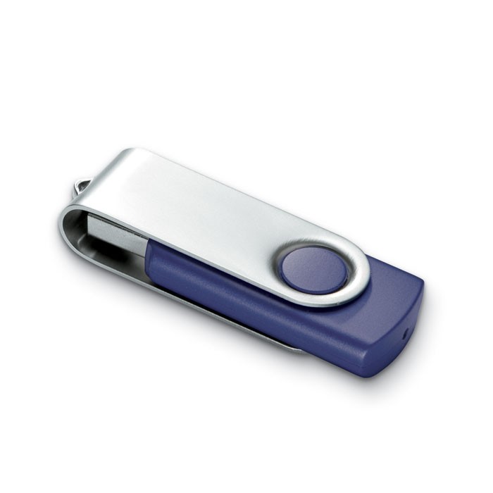 Mini USB-flashstation met metalen beschermkap - Diksmuide