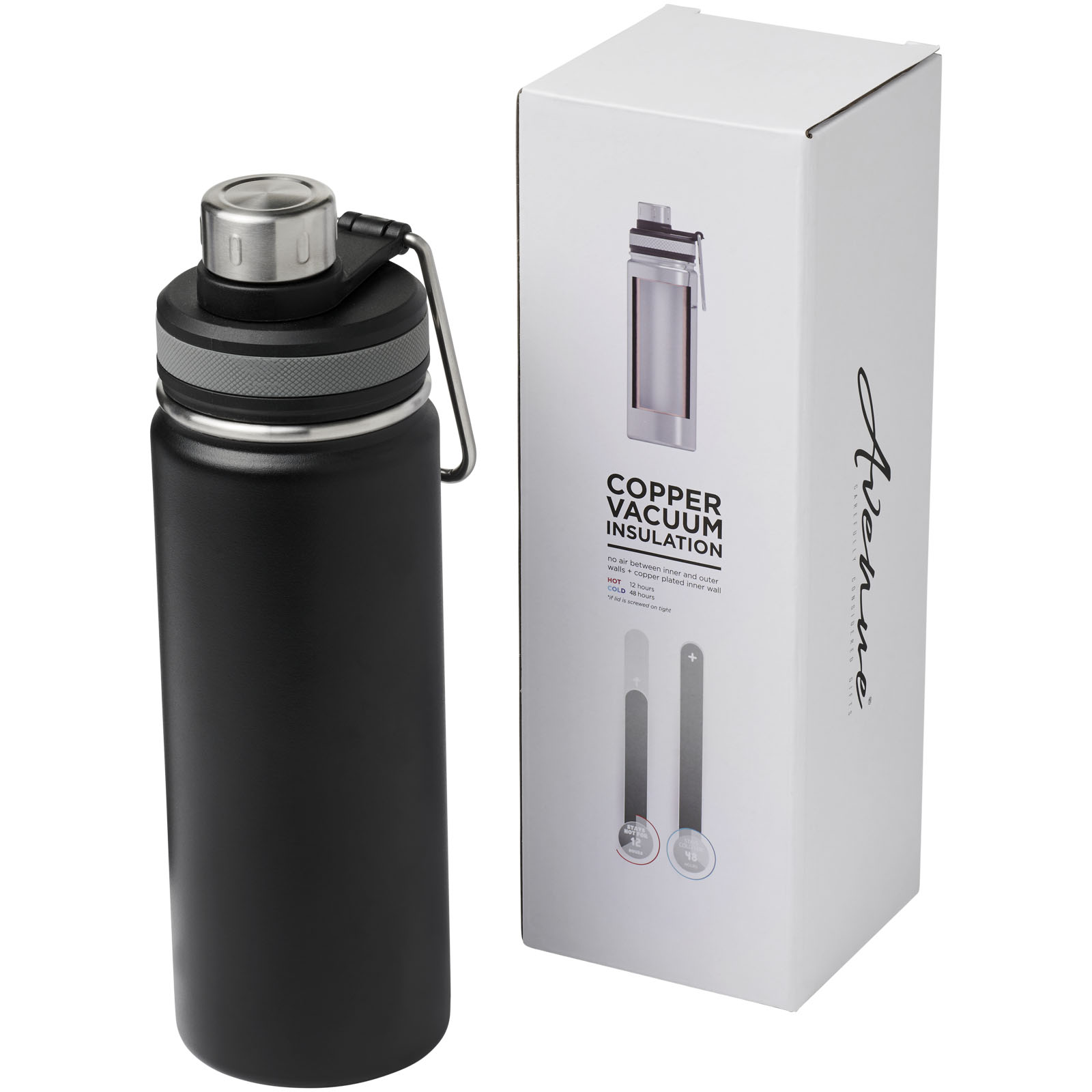 Koperen Vacuüm Sportfles 590 ml - Muizen