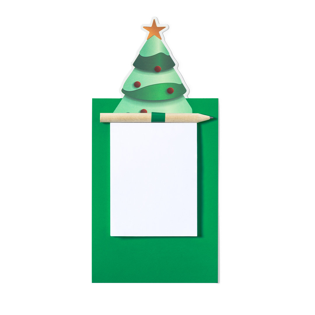 Kerstboom Magnetisch Notitieblok - Herselt