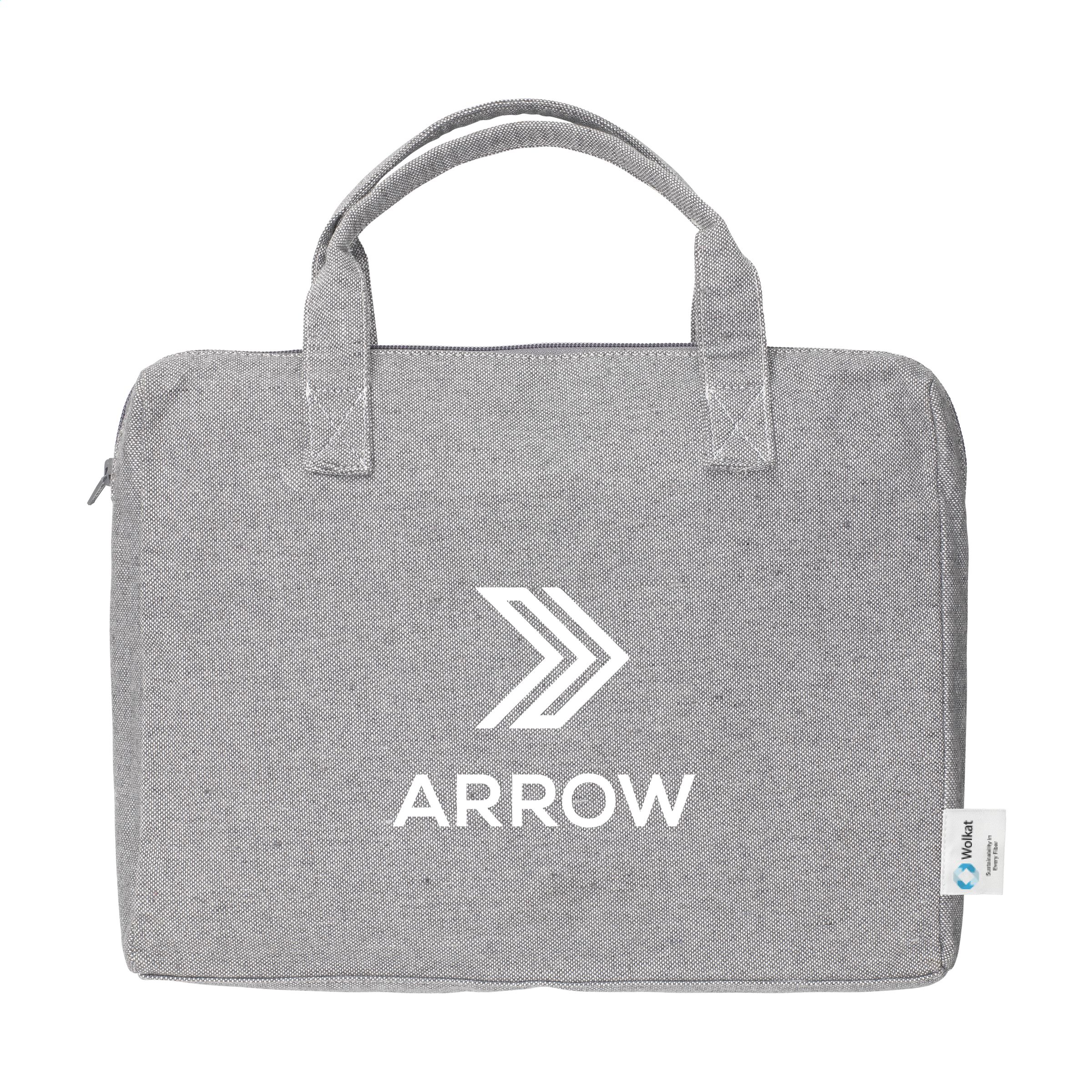 Gerecycleerde Textiel Laptop Tas 15,6 inch - Kruisem