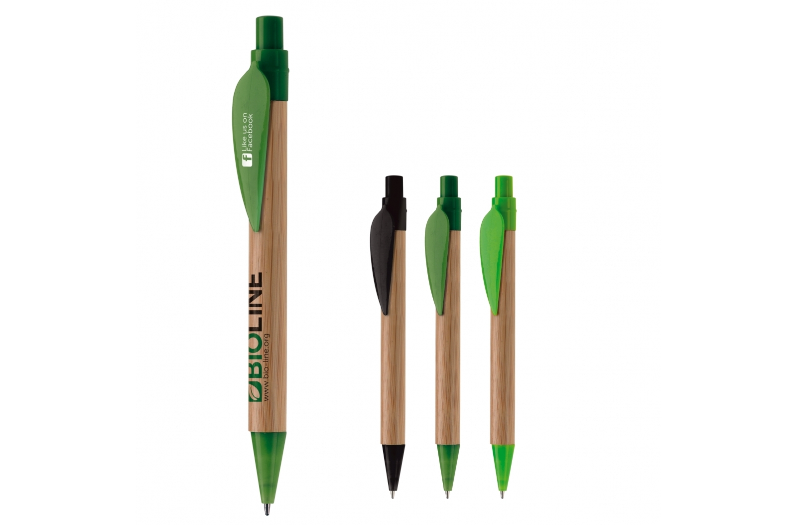 Bamboe Pen Met Bladeren Clip - Veulen