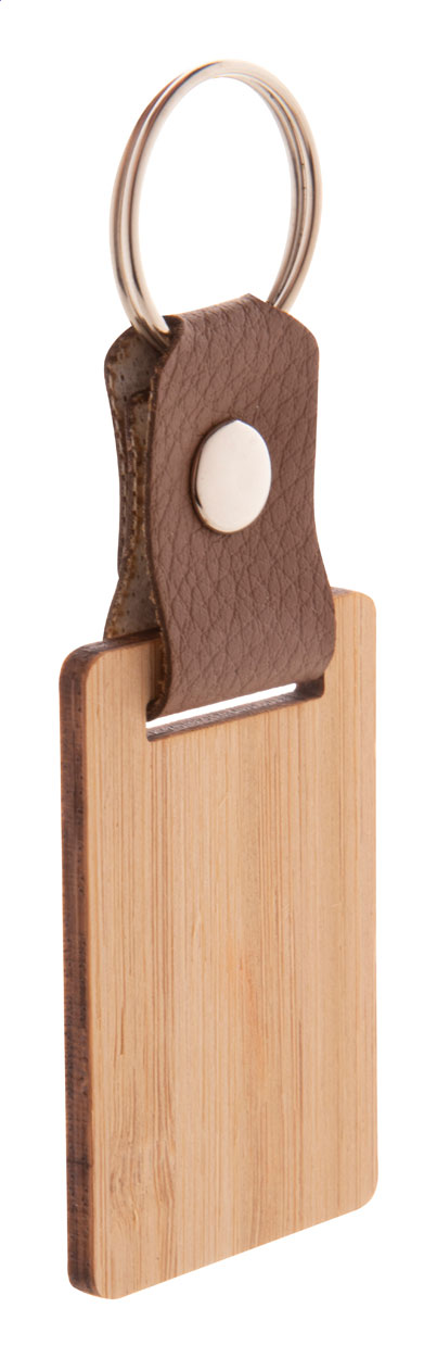 Vierkant Bamboe-Sleutelhanger - Nieuwenhove