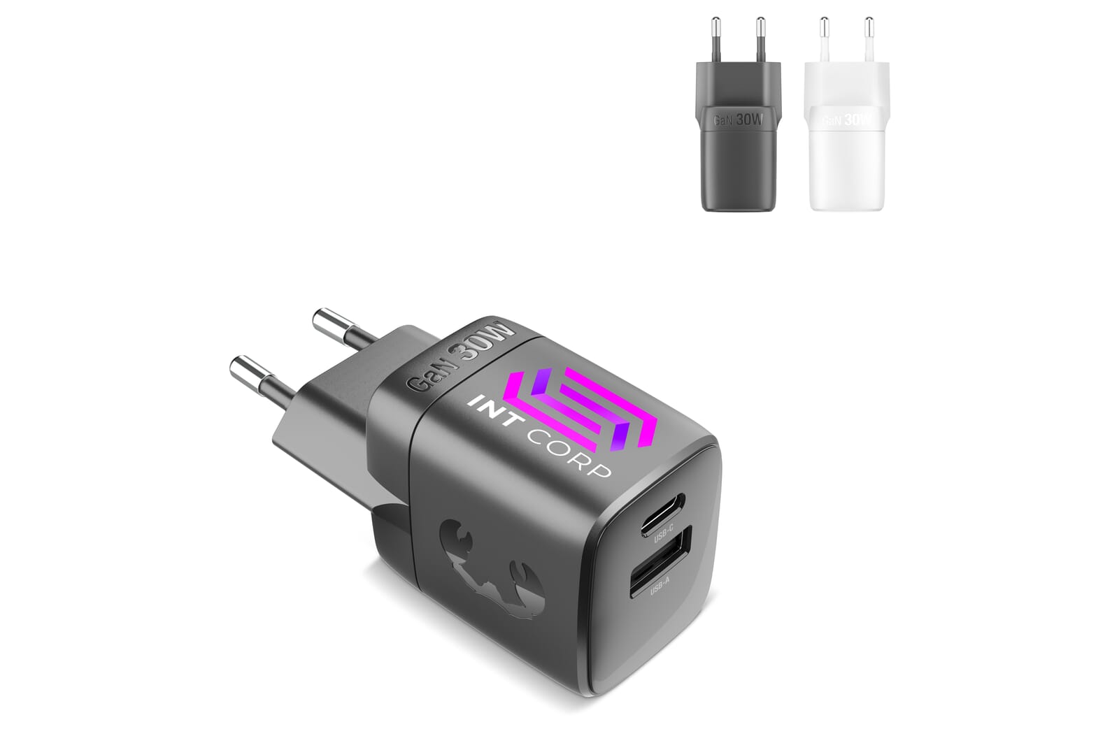 Snelle Oplader 30W met GaN Technologie - Holsbeek bedrukken met logo