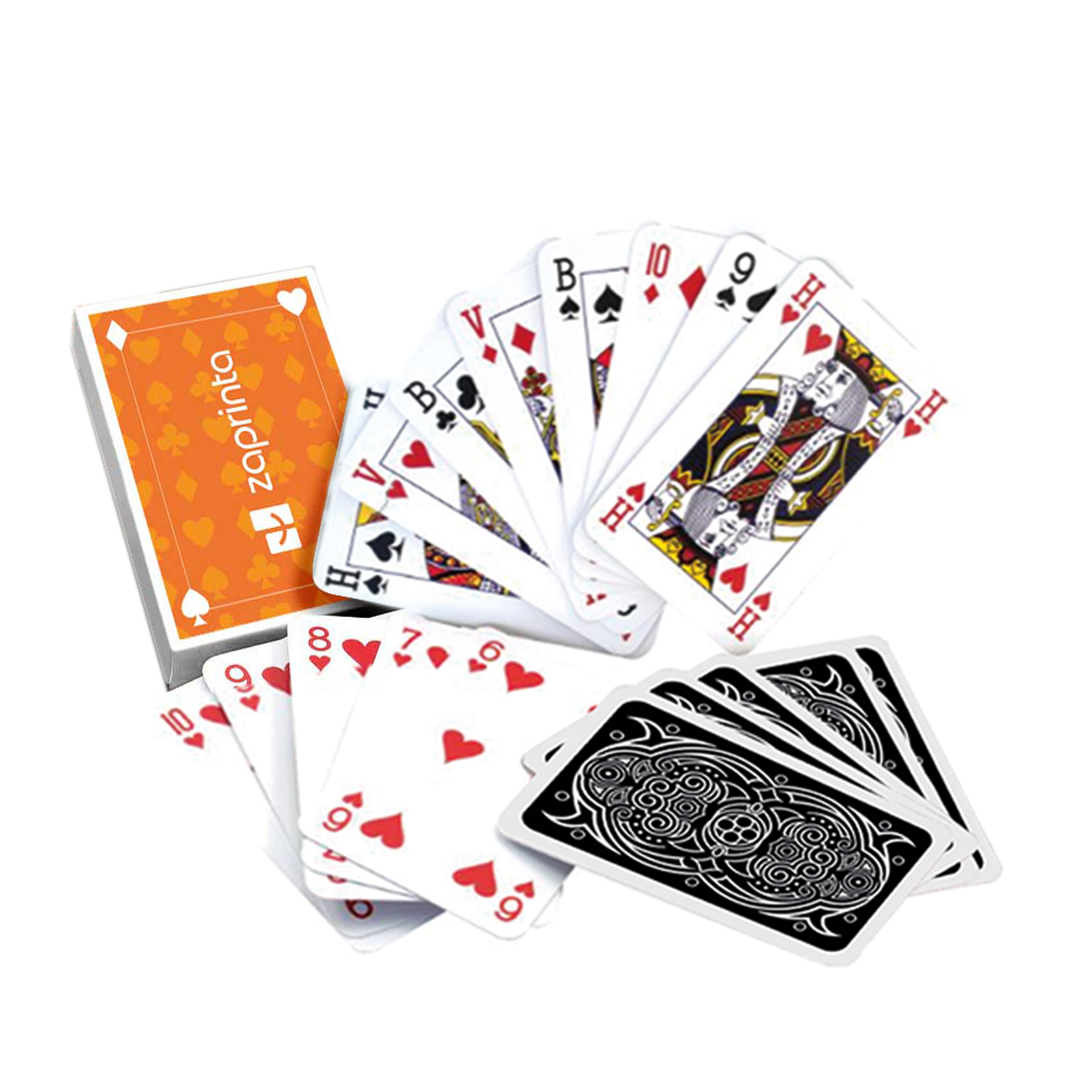 Aangepaste Speelkaarten in Gepersonaliseerd Doosje - Hamme