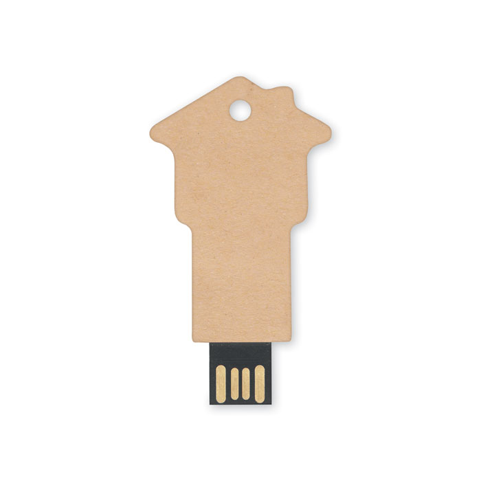 Papieren huis USB-stick - Rijkevorsel