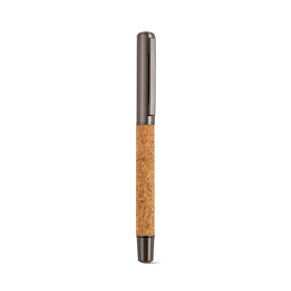 Stylo à bille Faulkner Acier inoxydable recyclé Bleu