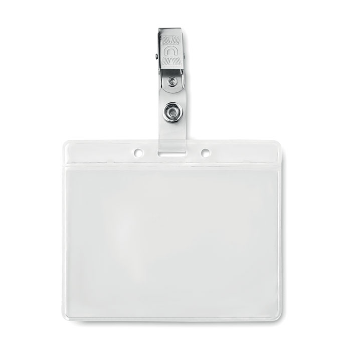 PVC-kaarthouder met metalen clip - Lichtervelde