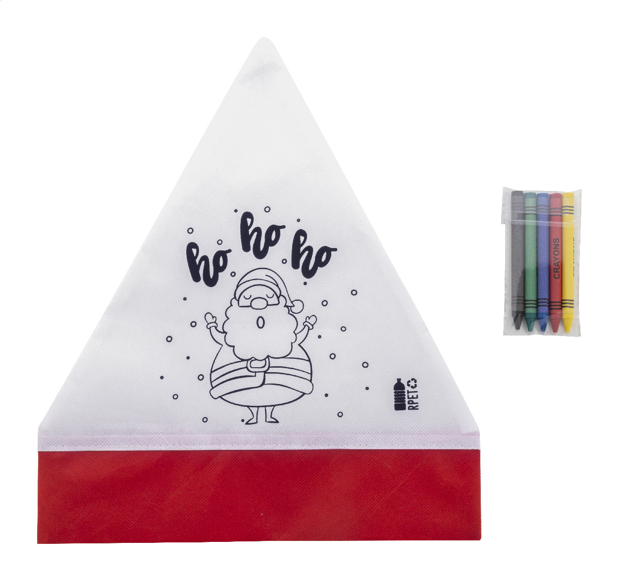 Inkleuren Kerstman Hoed - Zonhoven bedrukken met logo