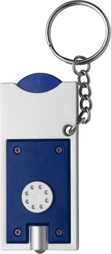 Sleutelhanger met winkelwagenmuntje en LED licht - Ardooie