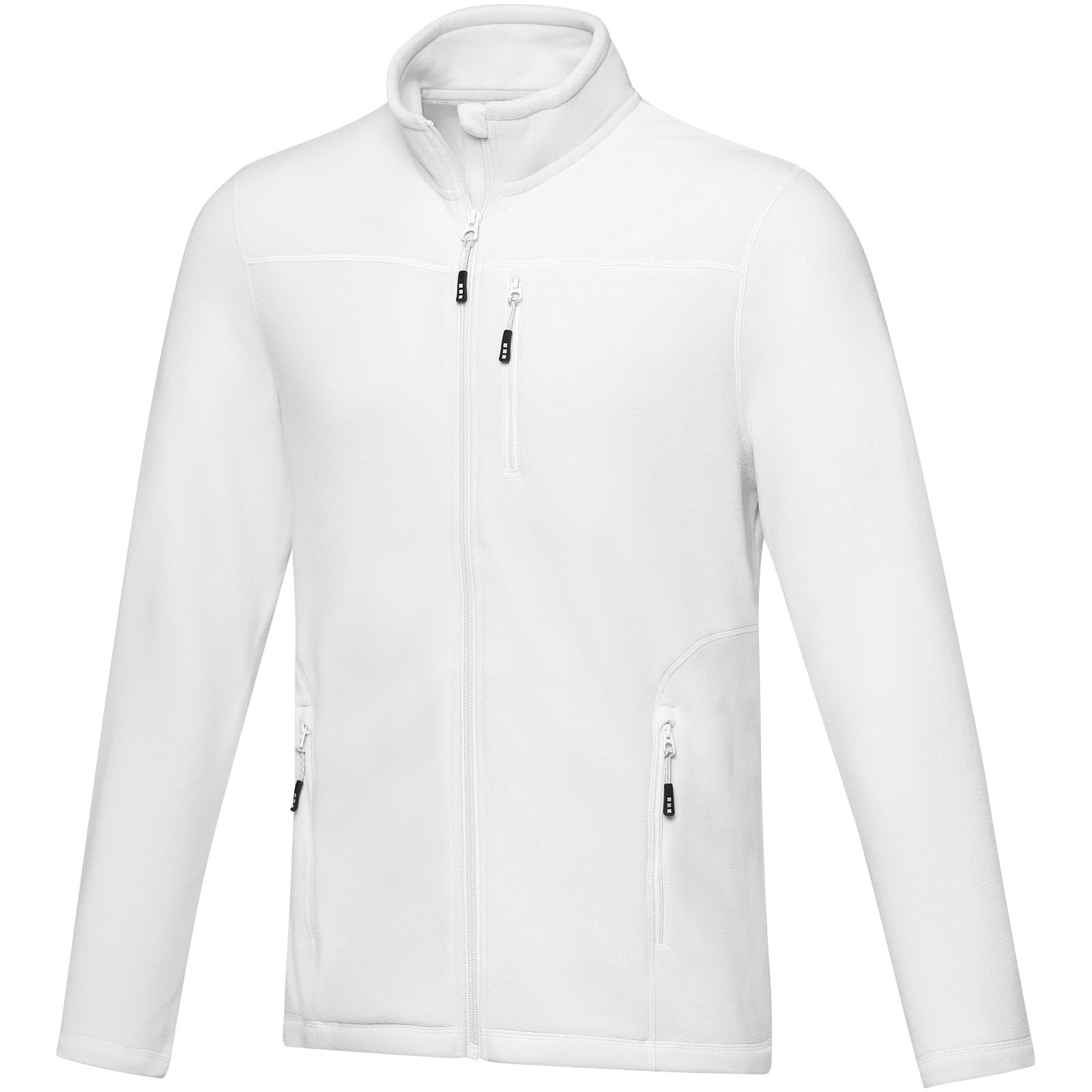 Heren GRS gerecycleerde fleece jas met volledige ritssluiting - Pittem