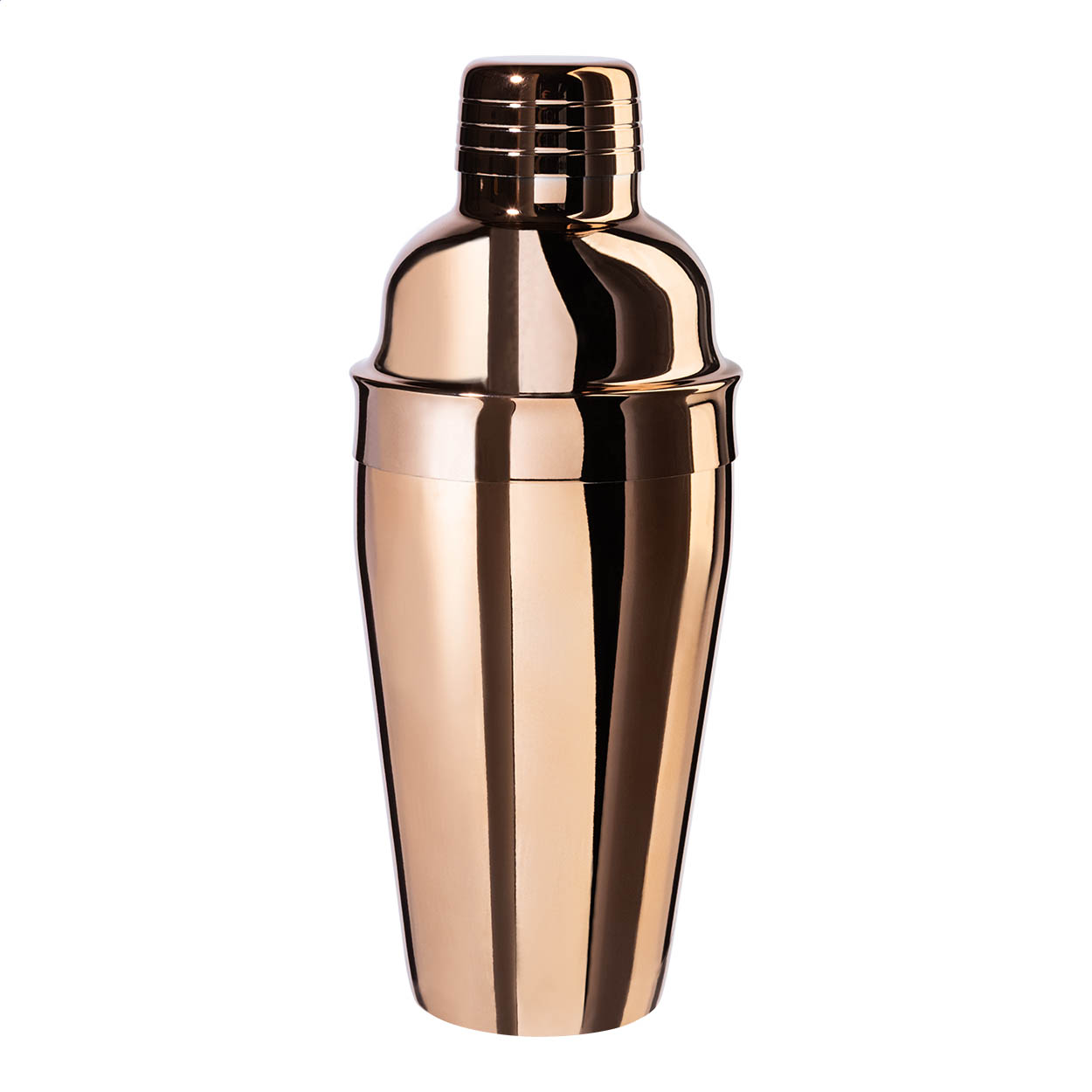 Daiquiri koperkleurige RVS cocktailshaker, 550 ml, met uw logo bedrukken met logo