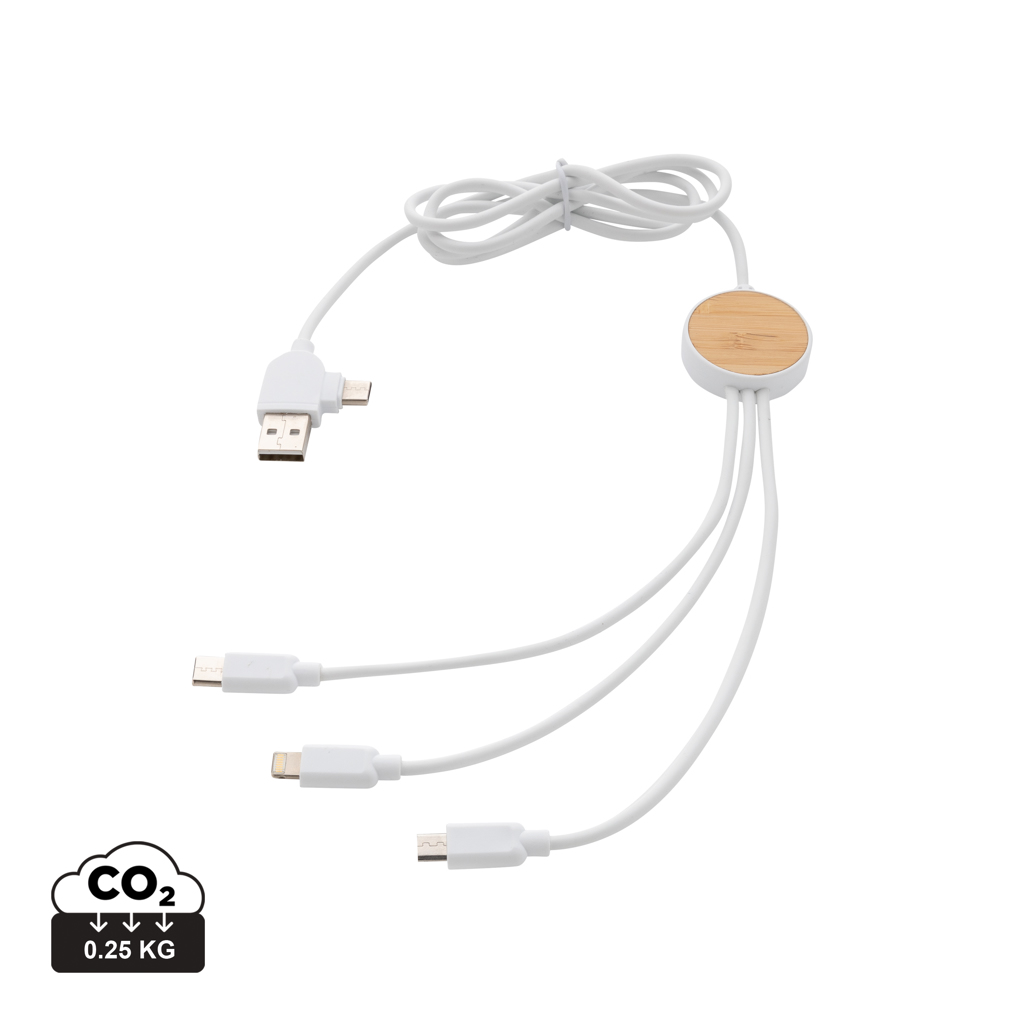 6-in-1 Gerecycled Kabel - Bonheiden
